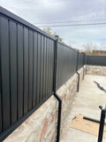 Modern Solid Steel Privacy Panel